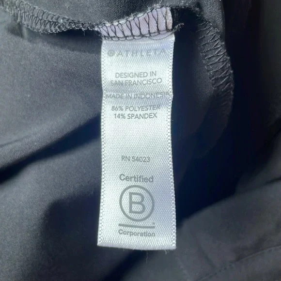 Athleta black paper bag waist pants size 4 - Picture 6 of 6